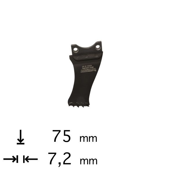 Arb-KS170-FPK75-7 Fugenklingen Satz 75/7,2 mm f. AS170/175 (Def)