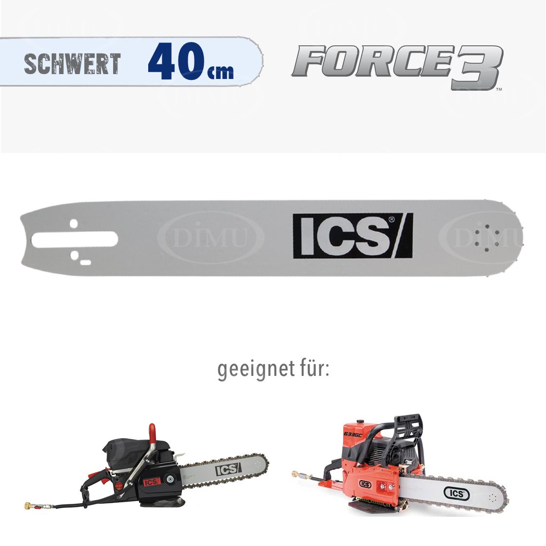 ICS-ZS633-L40-S35 40 cm Schwert für 633GC/695GC (Def)
