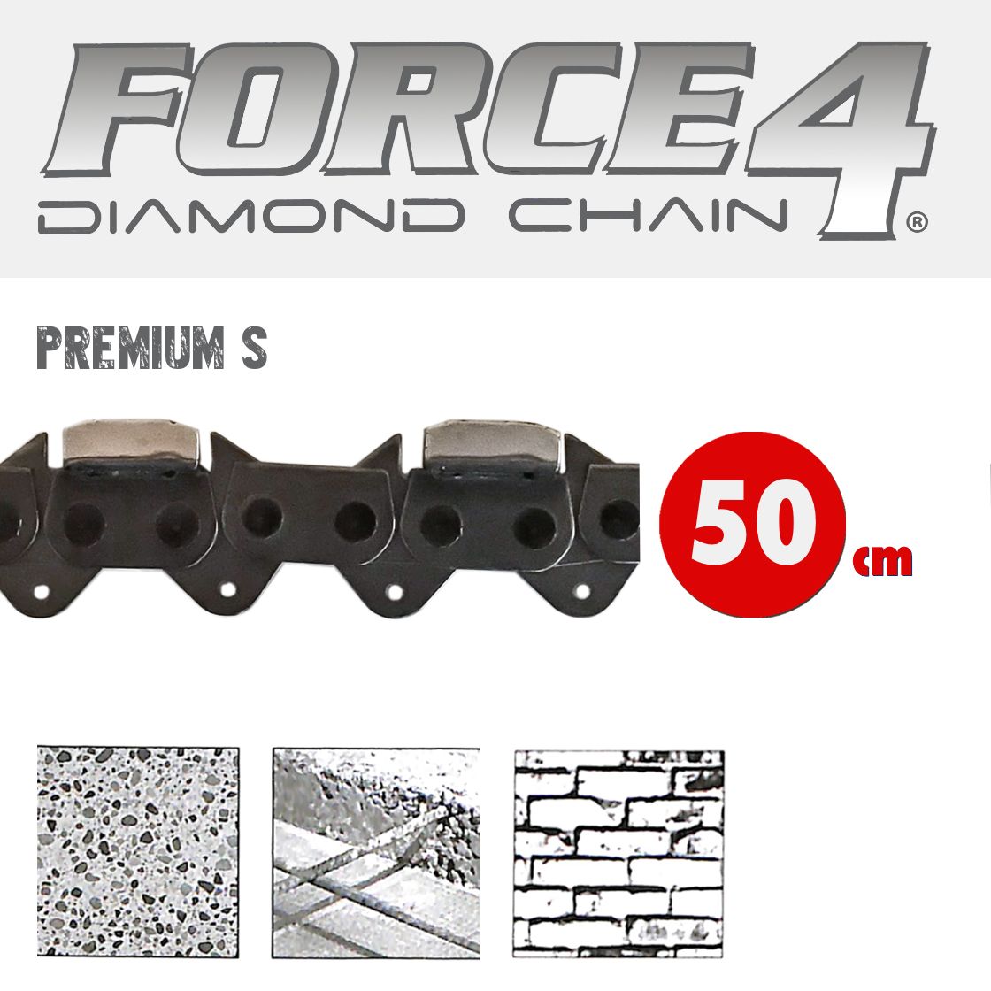 ics-PF50PS F4 Diamantkette 50cm Premium S (Def)