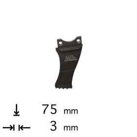 Fugenklingen Satz schmal 75/7,2 mm