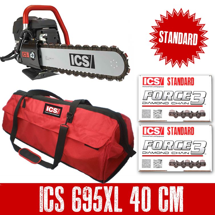 ICS695XLGC-16-A-Std Diamantkettensäge ICS 695XL 40cm Paket (Def)