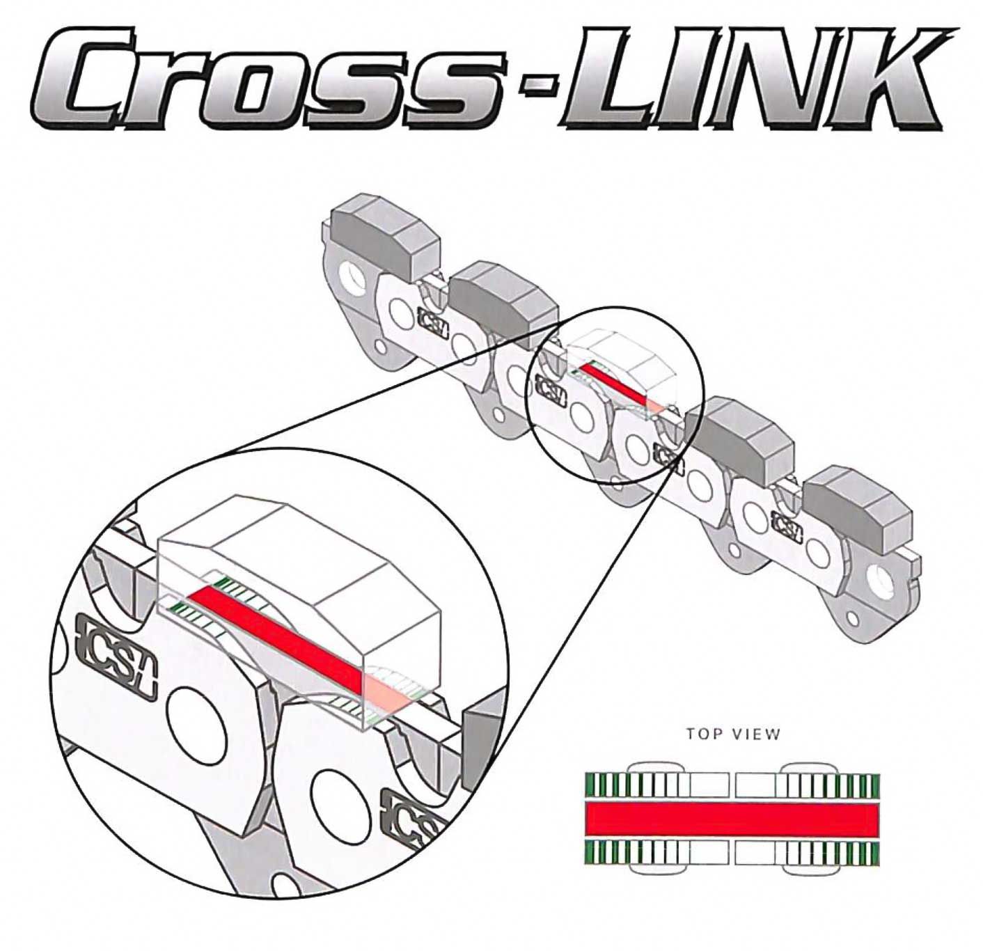 ics-PF25CL F4 Diamantkette 25/30cm CROSSLINK (1 Detail1)