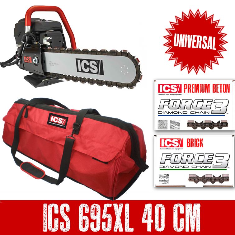 ICS695XLGC-16-A-Uni Diamantkettensäge ICS 695XL 40 Brick/Pre (Def)